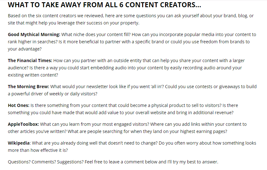 content-creators Amazon Affiliate Program Content Creation